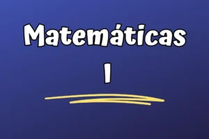 Matemáticas 1
